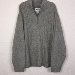 Hagar sweater with a quarter zip men’s sweater